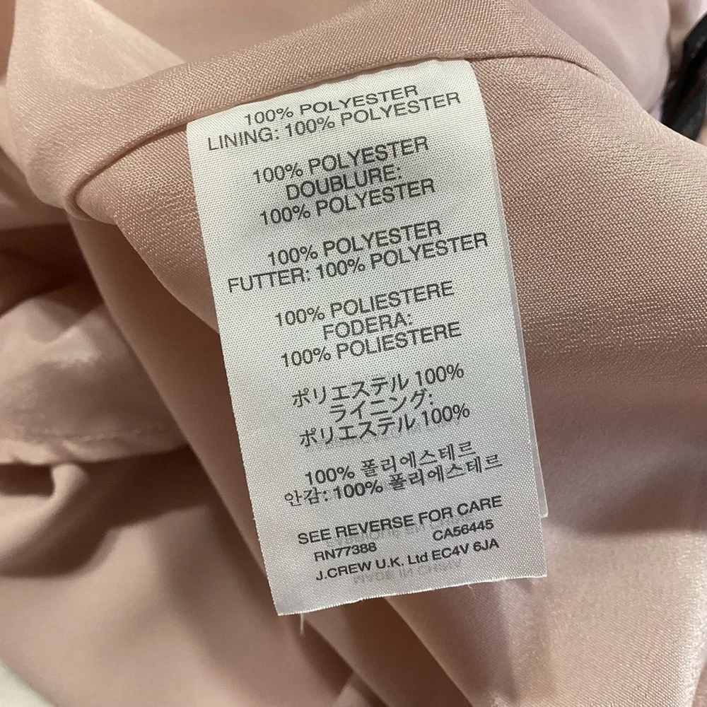 J. Crew Ruffle Hem Swing Mini Skirt Size 2 Blush Pink Flouncy Feminine